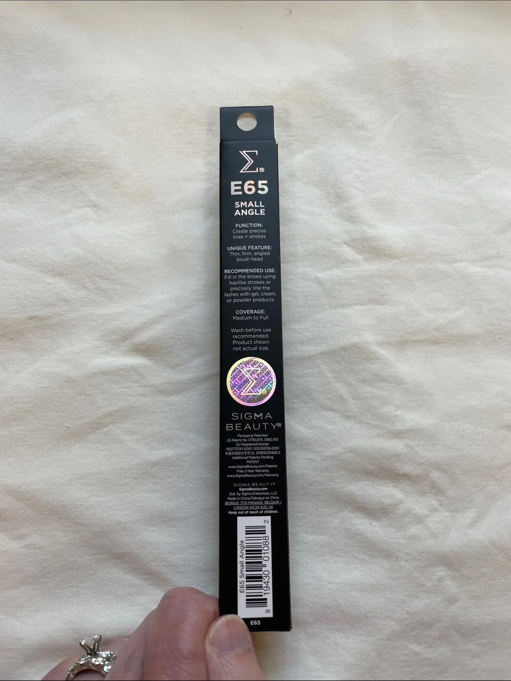 Sigma Beauty E65 Small Angle Brush - NWT
